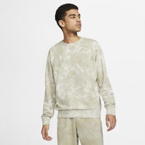 NIKE Tie-Dye French Terry Crewneck Sweater - Size S